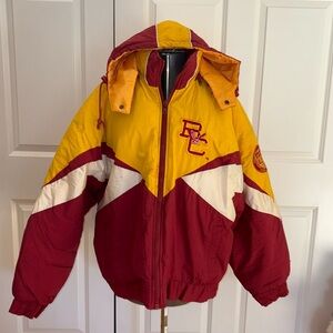 Vintage Pro Player by Daniel Young Boston College Full Zip with Hood Jacket Sz L
